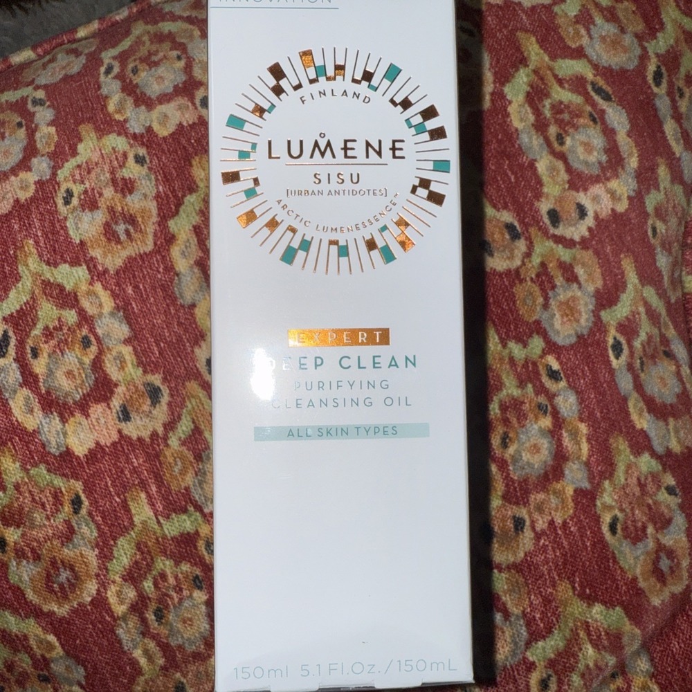 Lumene Sisu Expert Deep Clean‎ Purifying Cleansing Oil 5.1 Oz All Skin Types